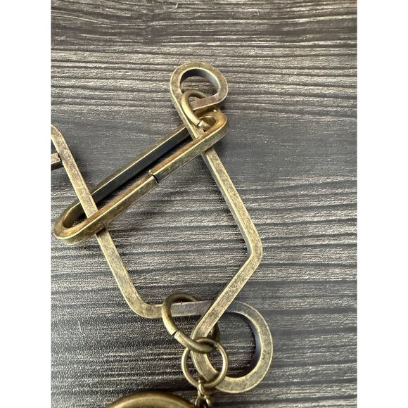 Heavy Metal Puzzle Deuces Wild Keychain Bronze - Picture 6 of 6